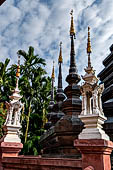 Chiang Mai - The Wat Phan Tao temple, the chedi. 